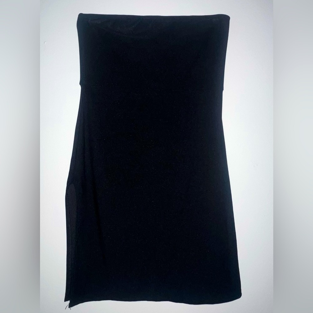 Black mini dress